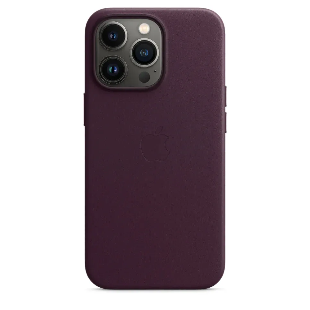 iPhone 15 Pro Max Leather Case - Deep Purple