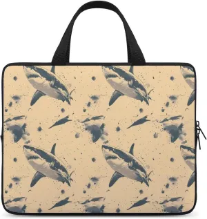 Jellyfish Pattern Laptop Bag Water-resistant Laptop Sleeve Handle Notebook Computer Case Briefcase