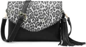 JEN & CO. Sloane Vegan Leather Crossbody Bags Envelope Style Clutch Purses Shoulder Handbag Wallets for Women