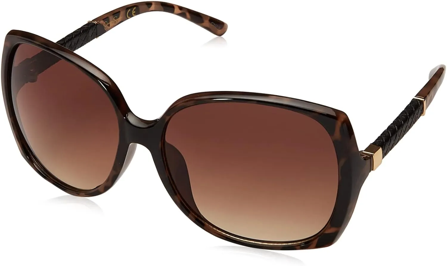 Jessica Simpson Women's J5839 Oversized Butterfly Sunglasses