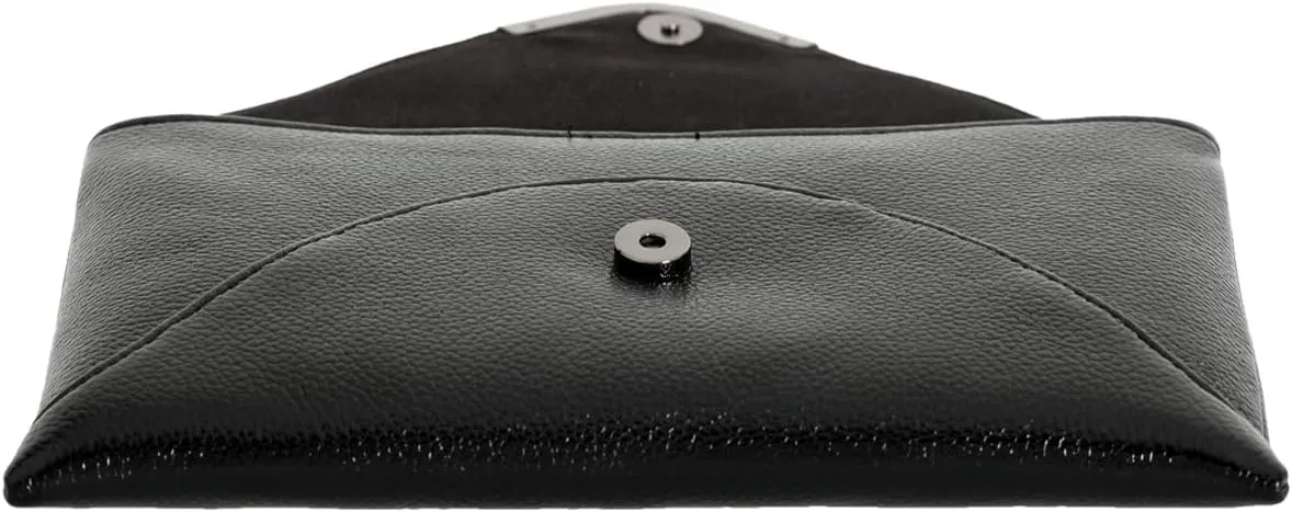 JNB Faux Leather Envelope Clutch Purse