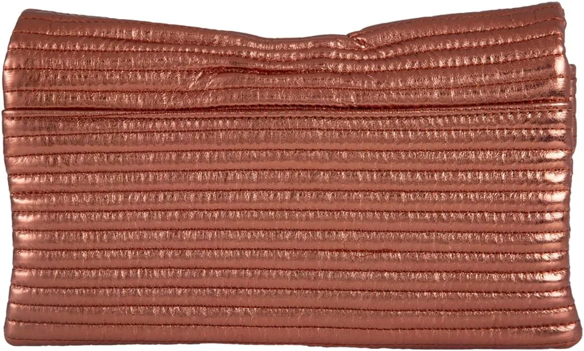 JNB Faux Leather Envelope Clutch Purse