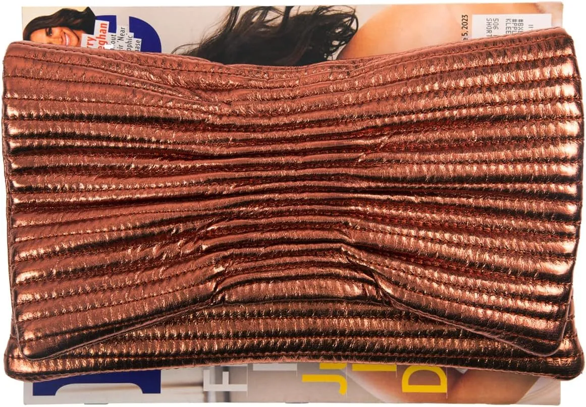 JNB Faux Leather Envelope Clutch Purse