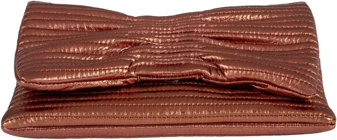 JNB Faux Leather Envelope Clutch Purse
