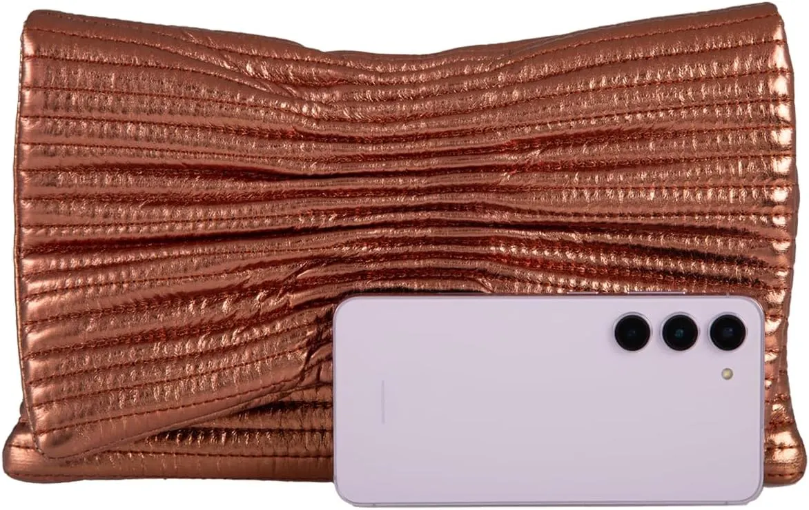 JNB Faux Leather Envelope Clutch Purse