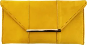 JNB Faux Microsuede Envelope Clutch