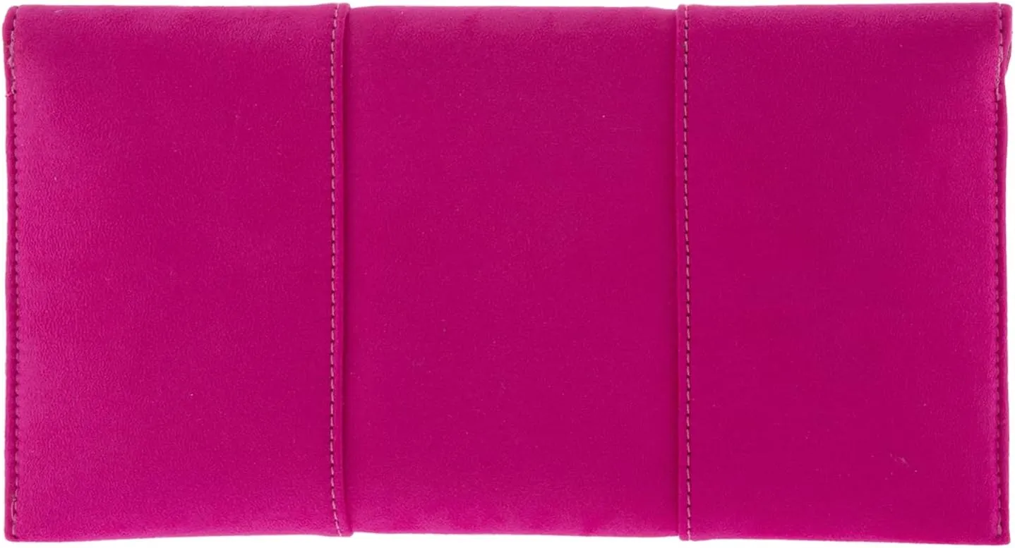 JNB Faux Microsuede Envelope Clutch