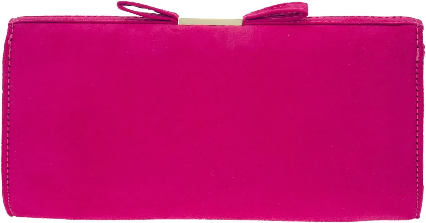 JNB Faux Microsuede Envelope Clutch