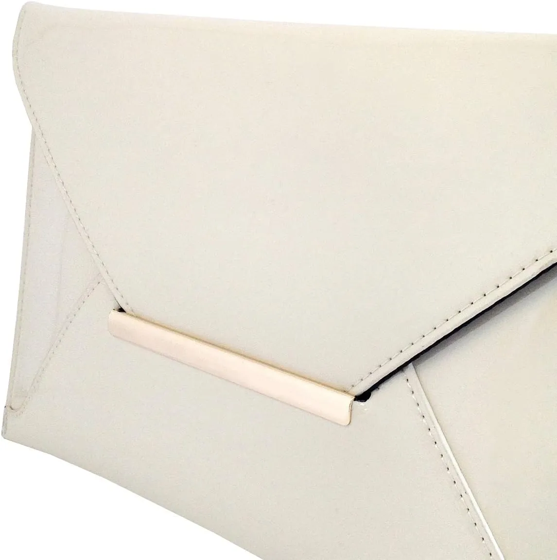 JNB Faux Patent Leather Envelope Candy Clutch Bag