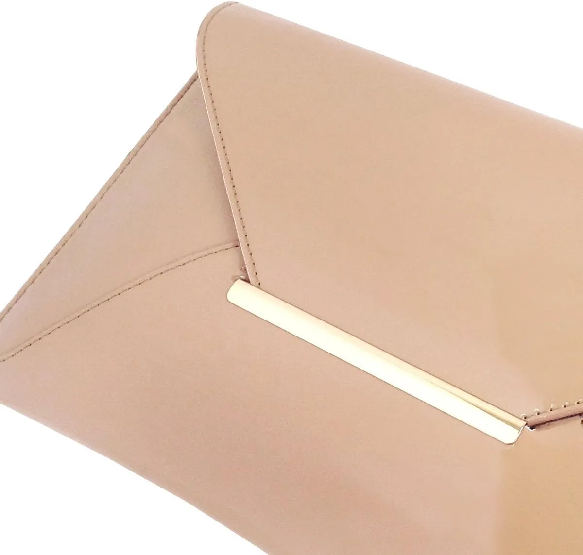 JNB Faux Patent Leather Envelope Candy Clutch Bag