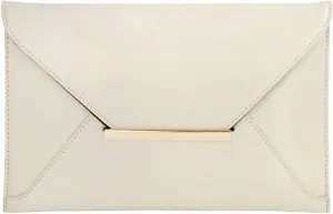 JNB Faux Patent Leather Envelope Candy Clutch Bag