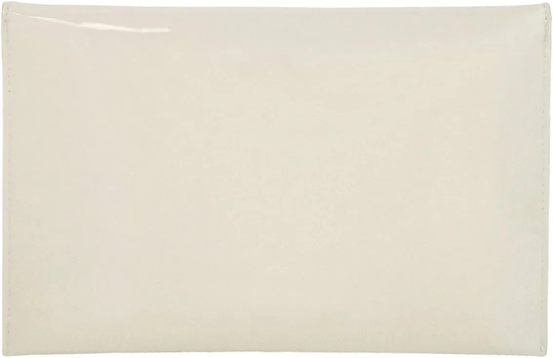 JNB Faux Patent Leather Envelope Candy Clutch Bag