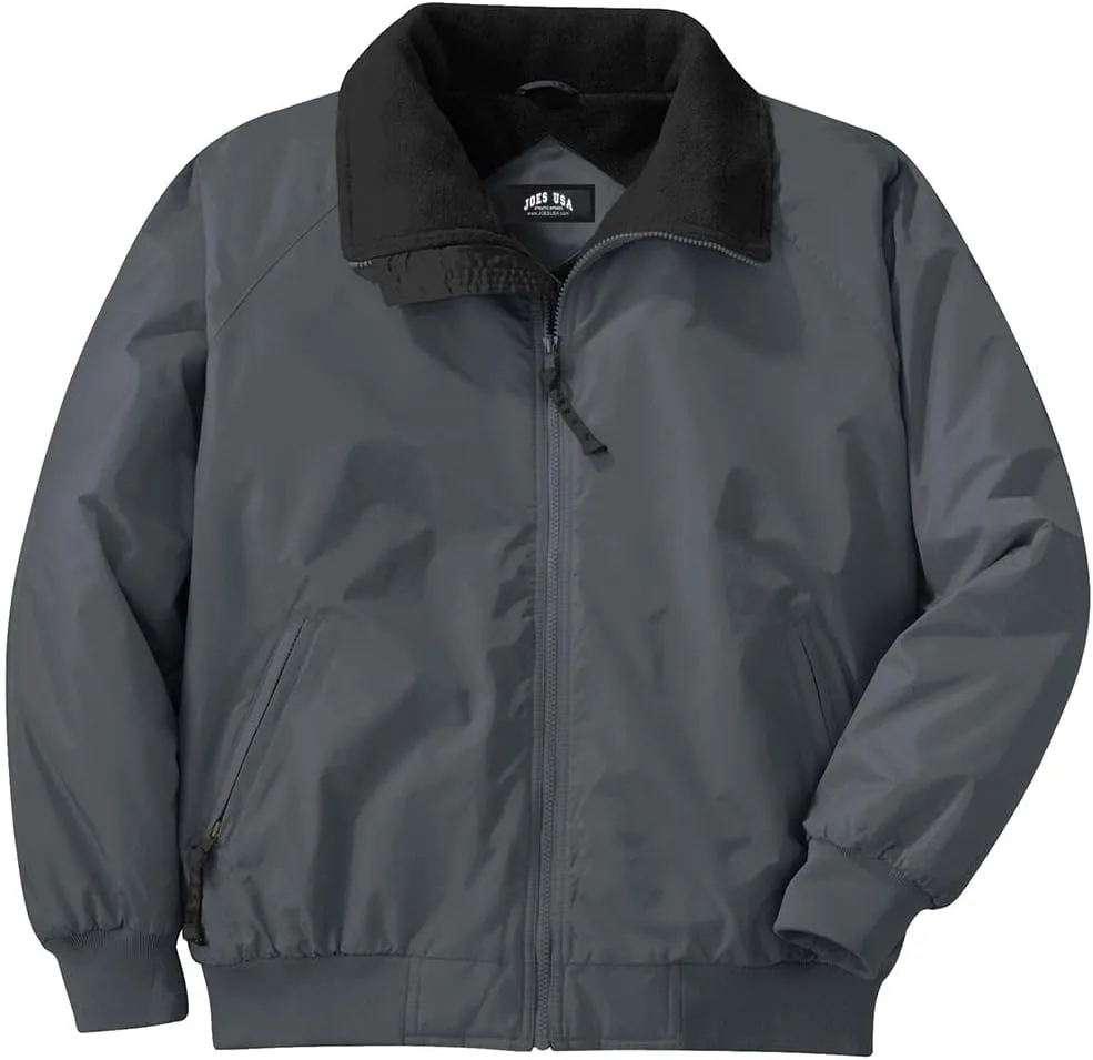 Joe's USA Men's Heavyweight Fleece Lined Water-Resistant Jackets in 14 Colors