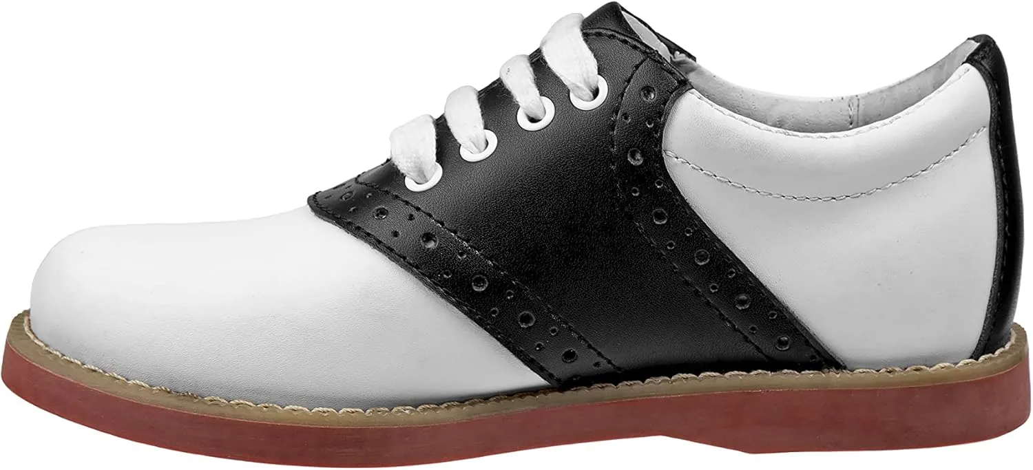 Josmo Unisex-Child Girls Oxfords Saddle Uniform School Leather Shoes