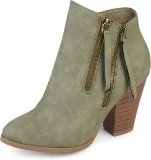 Journee Collection Womens Tru Comfort Foam™ Vally Bootie Olive 6 Wide