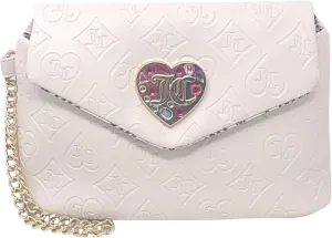 Juicy Couture Women's Foldover Flap Wristlet (Glitz Out Crystal)