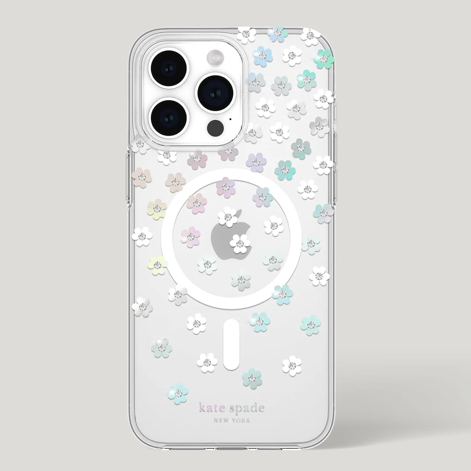 kate spade new york iPhone 15 Pro Max Case, Compatible with MagSafe - Scattered Flowers