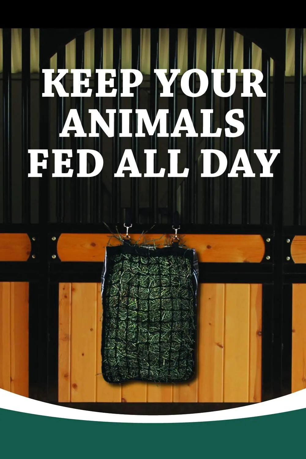 Kensington Slow Feed Hay Bag With Extra-Durable Nylon Straps Designed for Better Digestion, Colic-Free Feeding