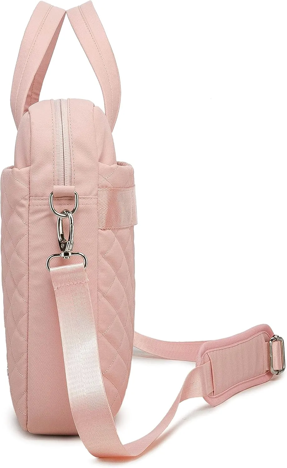 Kinmac Laptop Bag,Laptop Sleeve Case Shoulder Bag For MacBook Air Pro 13 inch,MacBook Pro 14 inch and 13 inch to 14 inch Laptop (Pink Embroider)