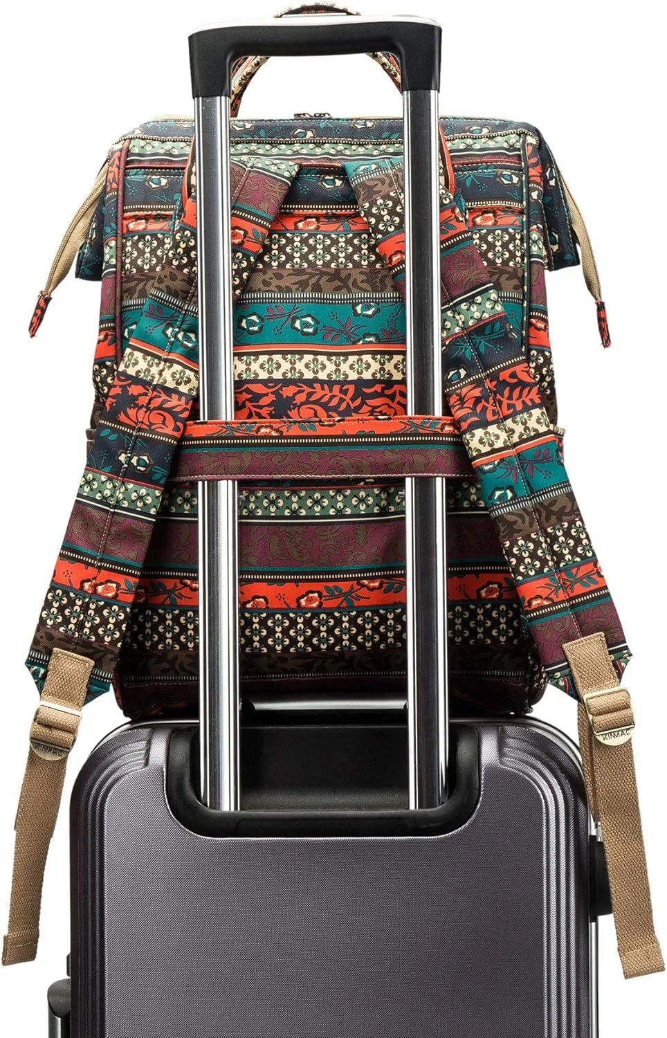 Kinmac Waterproof Laptop Backpack For Laptop Up to 15.6 Inch Men Women Travel Outdoor Backpack (Bohemian)