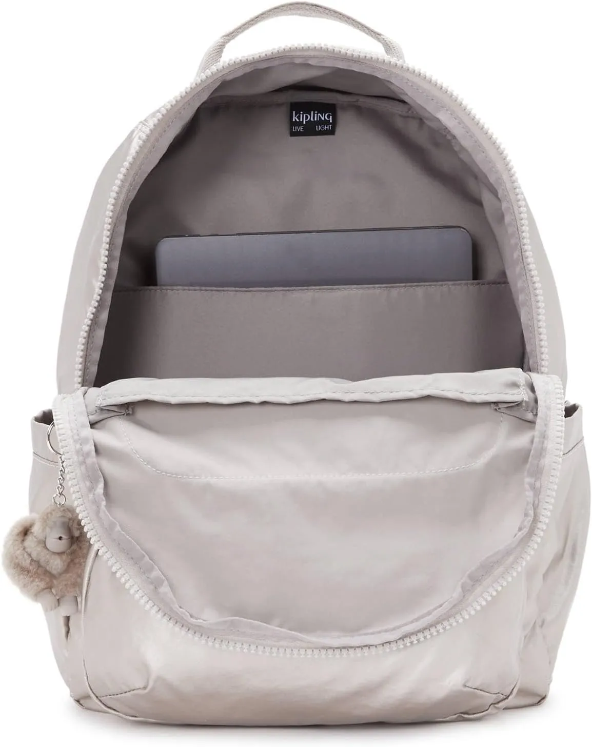 Kipling Women's Seoul 15" Laptop Backpack, Durable, Roomy with Padded Shoulder Straps, Built-In Protective Sleeve