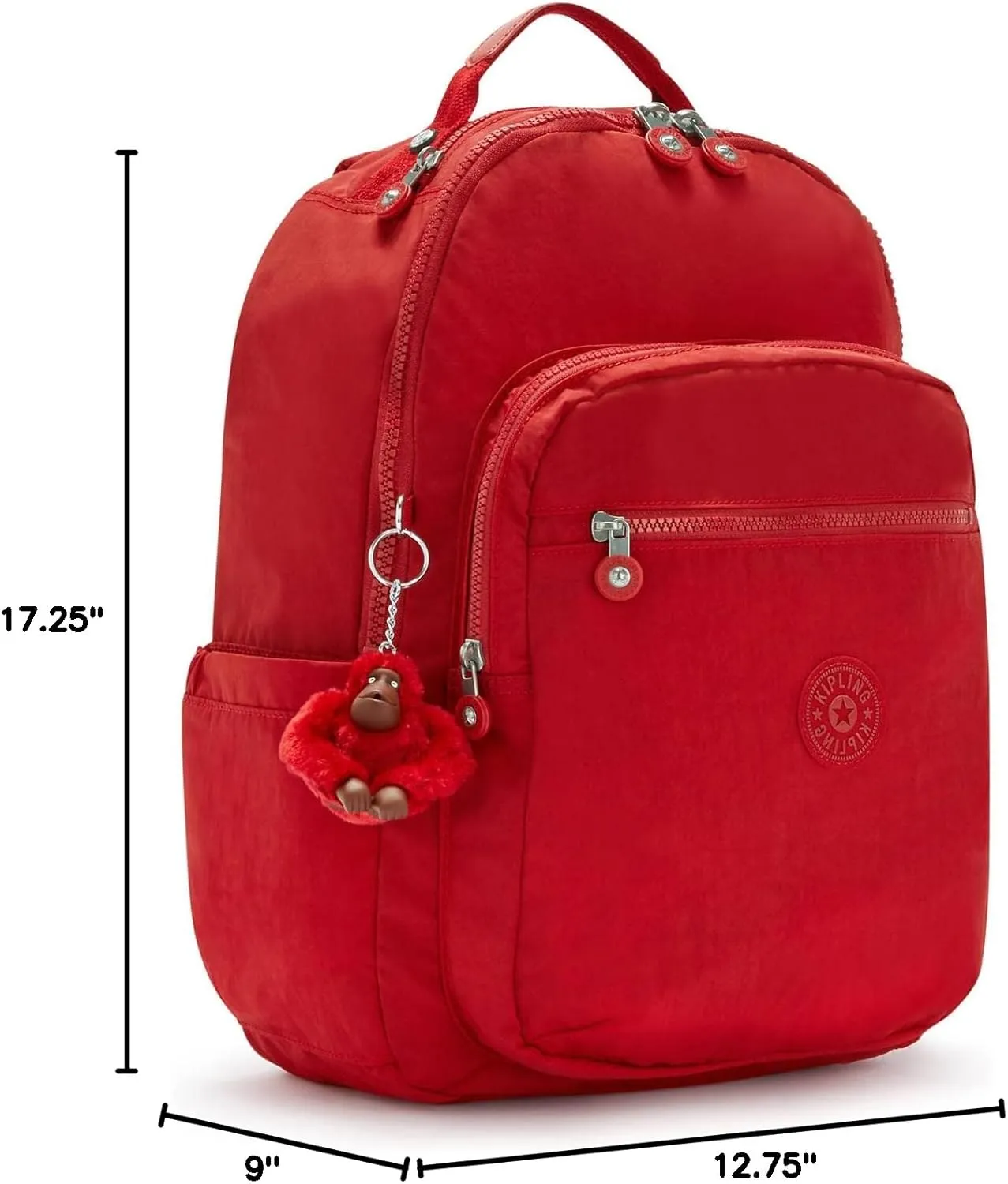 Kipling Women's Seoul 15" Laptop Backpack, Durable, Roomy with Padded Shoulder Straps, Built-In Protective Sleeve