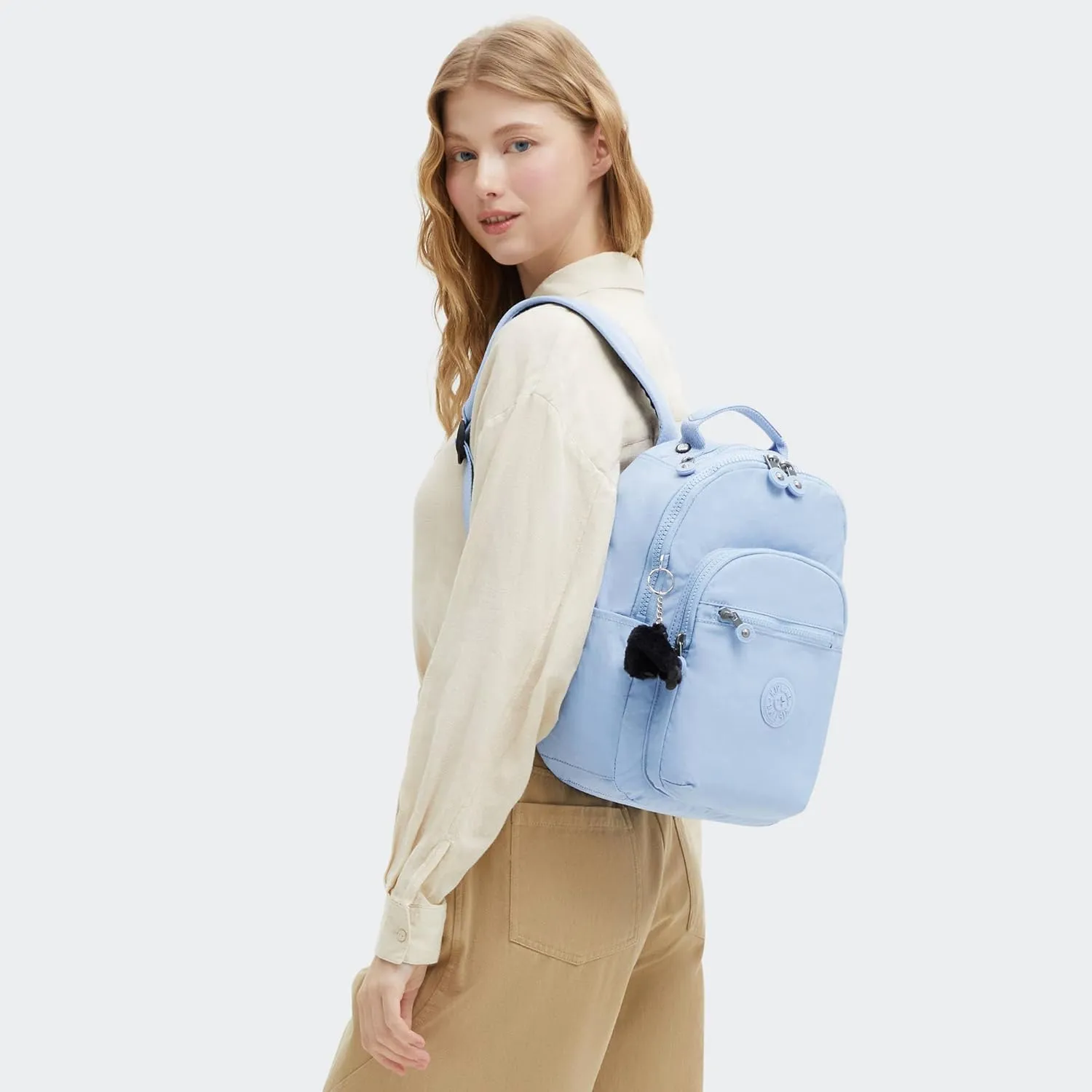 Kipling Women's Seoul Small Tablet Backpack, Durable, Padded Shoulder Straps with Tablet Sleeve