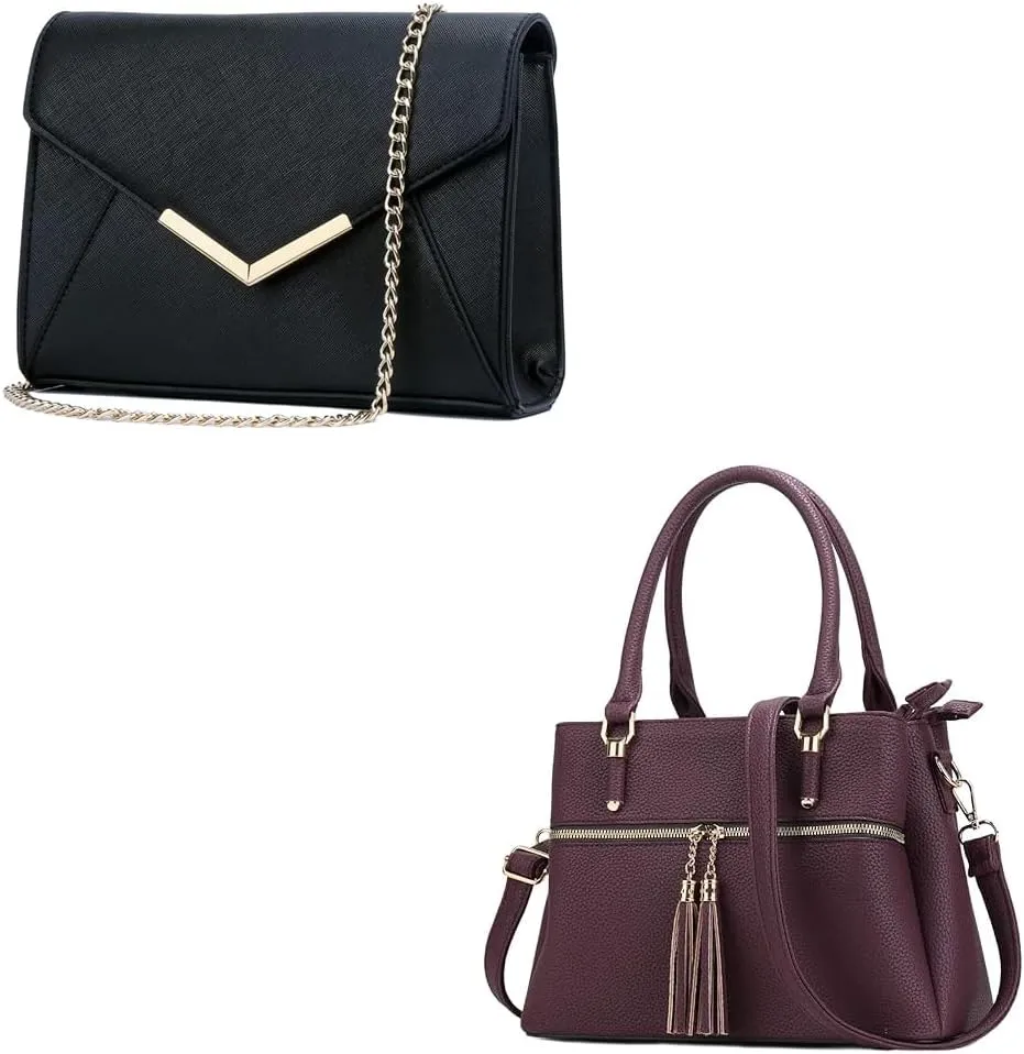 KKXIU Women Elegant Faux Leather Evening Envelope Clutch Purse Foldover Bags for Party Wedding Prom