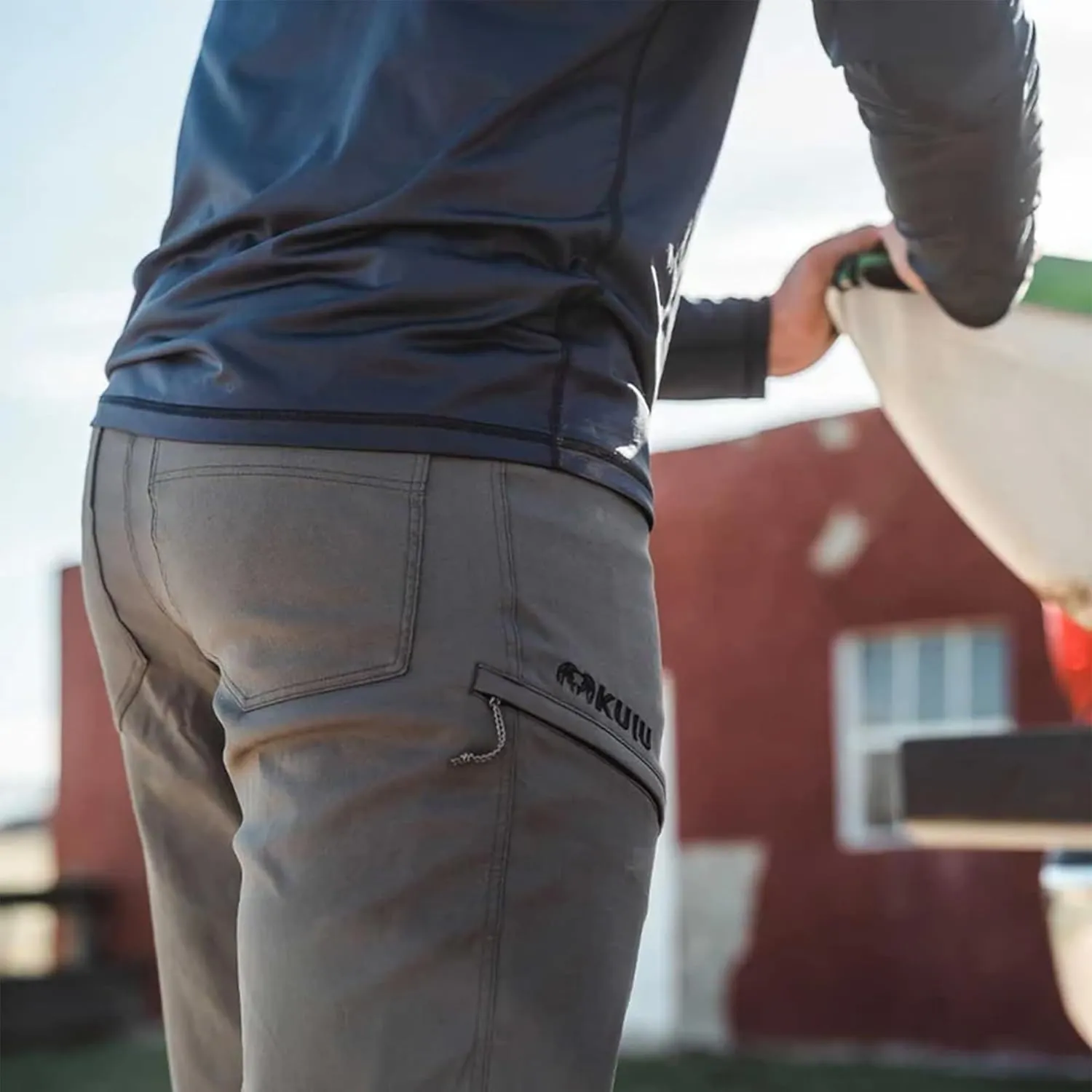 KUIU Switchback Pant - Water & Stain Resistant, 2-Way Stretch, Reinforced Knife Pocket, Durable & Versatile for Hiking