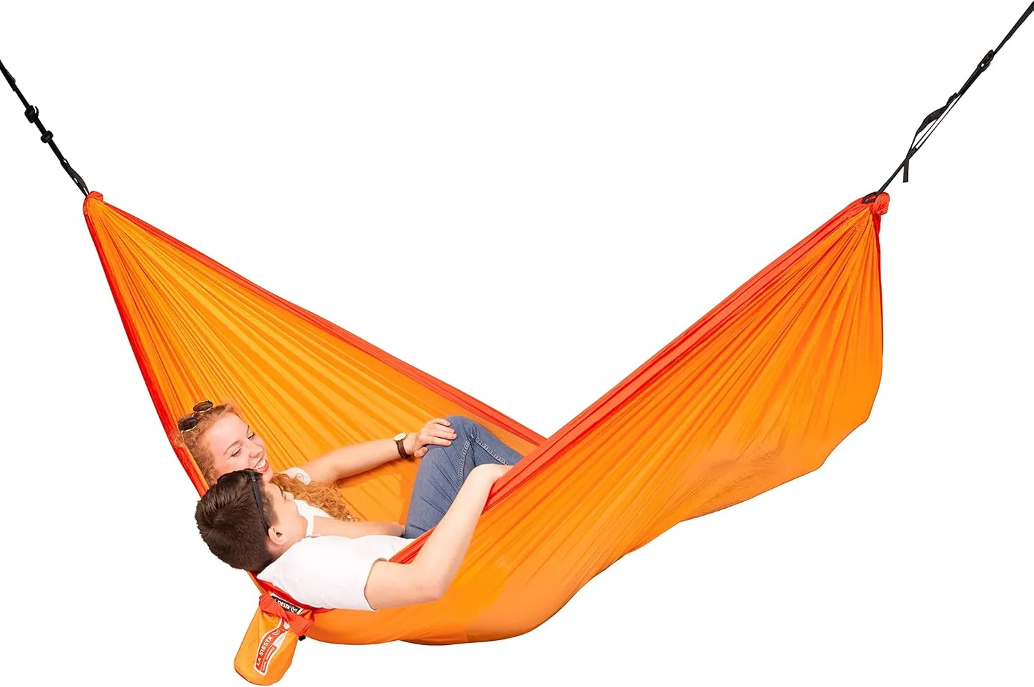 LA SIESTA Colibri 3.0 Outdoor Hammock & Tree Straps - Portable Camping Hammock for Outside, Hiking, Travel & Backpacking - Breathable Nylon Double Hammock, Sunrise