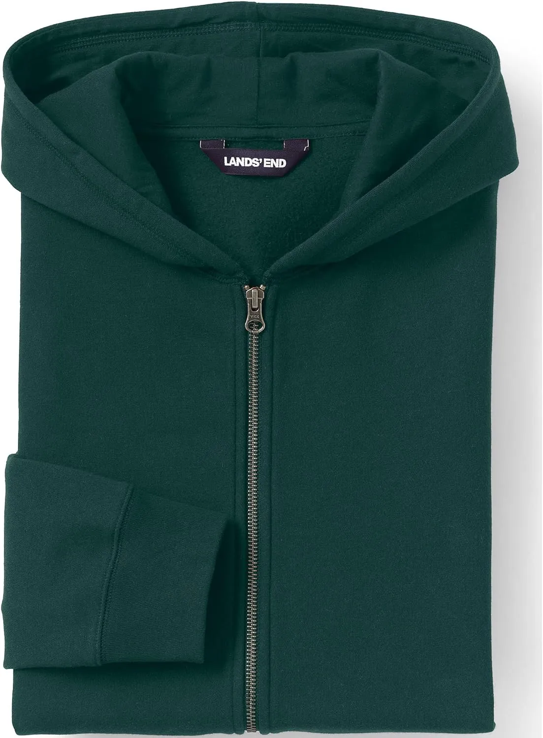 Lands' End School Uniform Kids Zip Front Sweatshirt