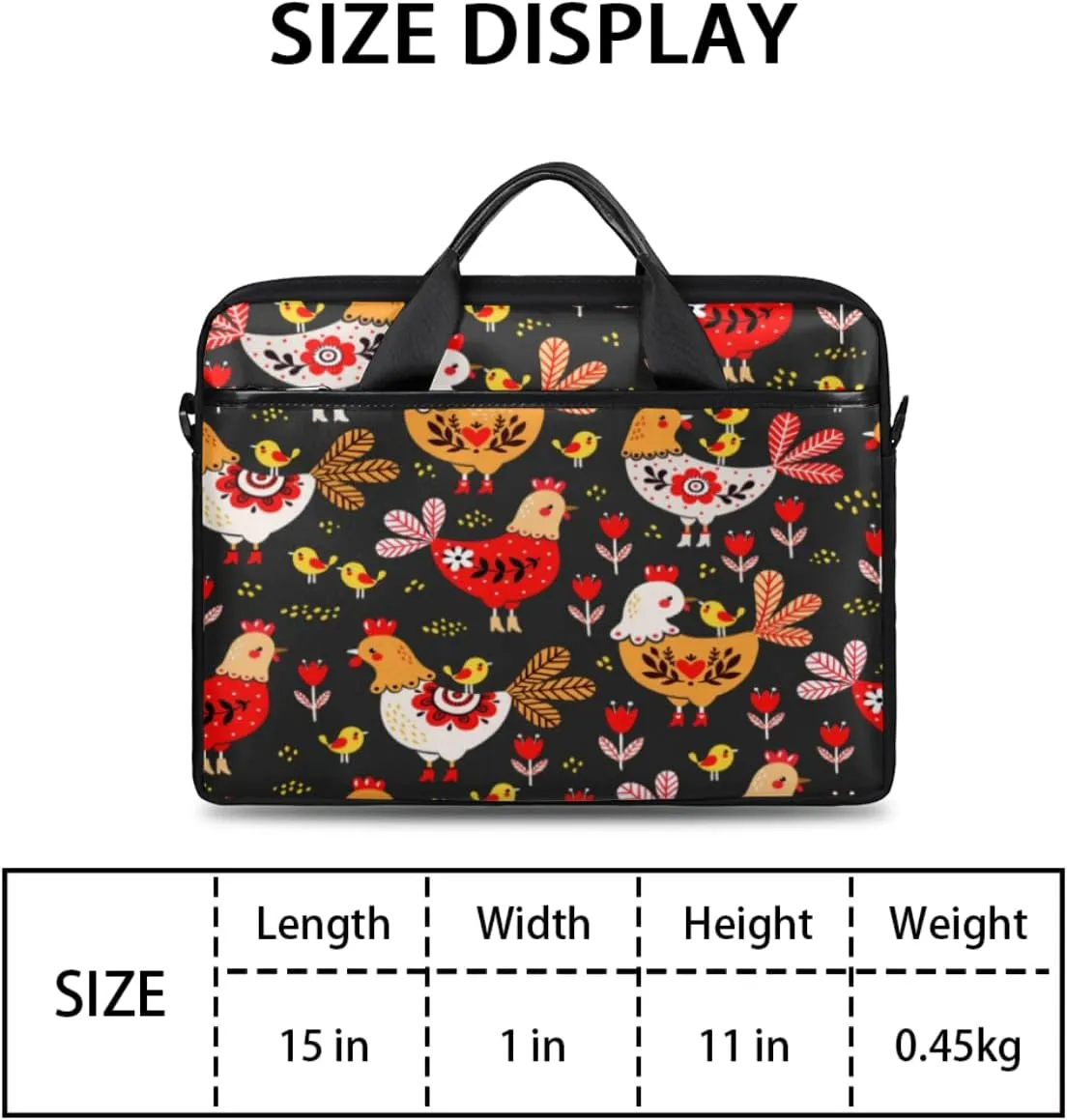 Laptop Bag Case Shoulder Messenger Carrying Bag 13 14 15 Inch Waterproof Computer Sleeve Cover
