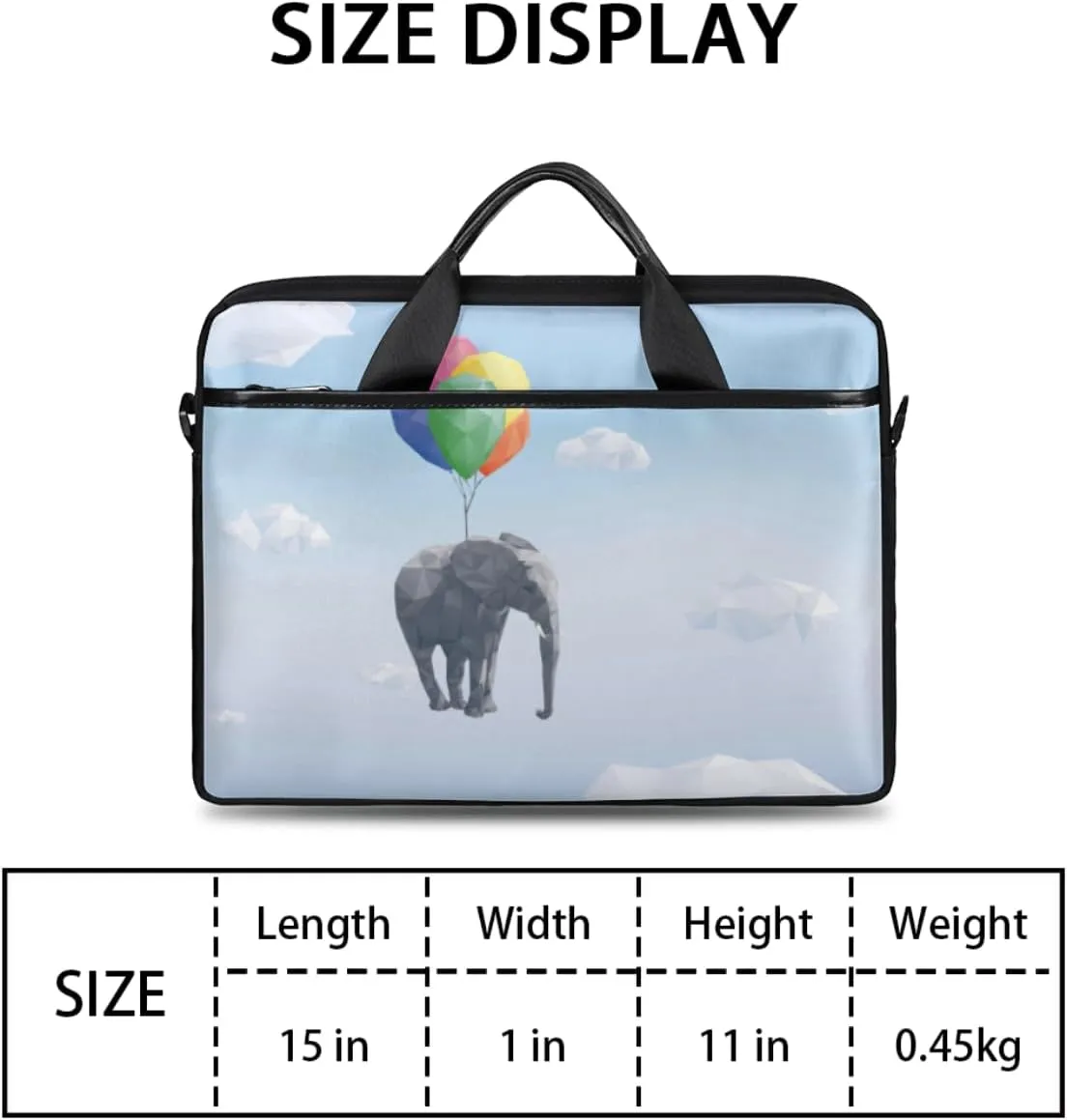 Laptop Bag Case Shoulder Messenger Carrying Bag 13 14 15 Inch Waterproof Computer Sleeve Cover
