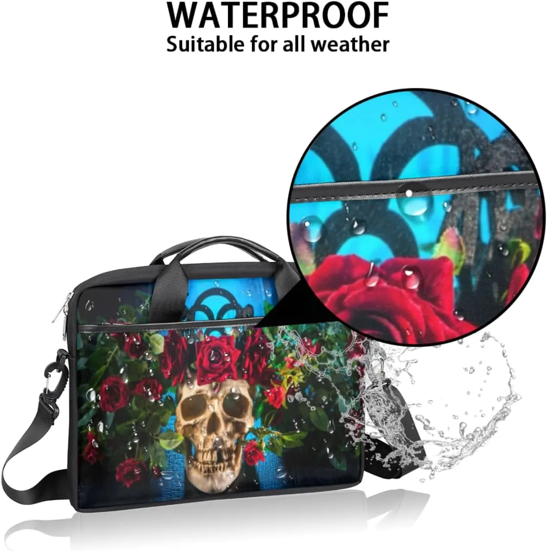 Laptop Bag Case Shoulder Messenger Carrying Bag 13 14 15 Inch Waterproof Computer Sleeve Cover