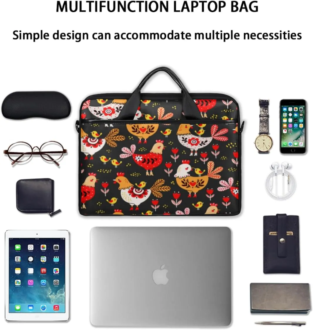 Laptop Bag Case Shoulder Messenger Carrying Bag 13 14 15 Inch Waterproof Computer Sleeve Cover