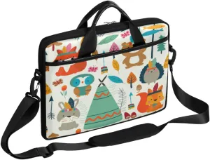 Laptop Bag Case Shoulder Messenger Carrying Bag 13 14 15 Inch Waterproof Computer Sleeve Cover