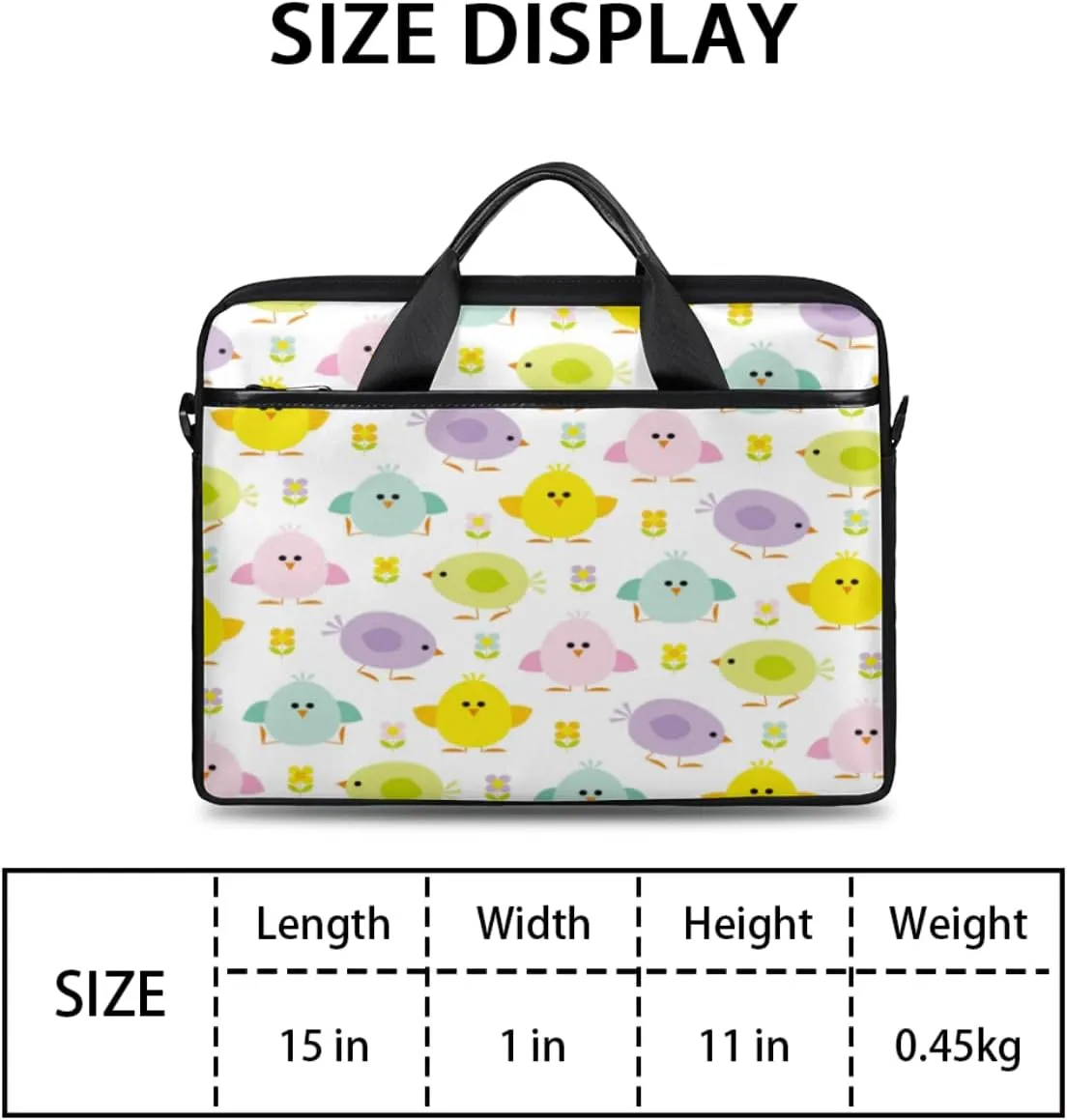 Laptop Bag Case Shoulder Messenger Carrying Bag 13 14 15 Inch Waterproof Computer Sleeve Cover