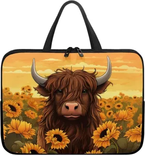 Laptop Carrying Case for Women Men Trendy 10-17 Inch Laptop Bags with Durable Hand Strap Nice Gifts for Friends