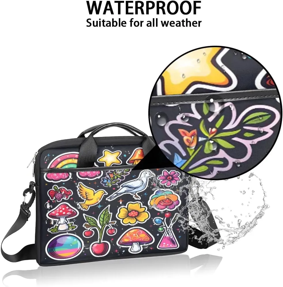 Laptop Shoulder Bag for 13-15 Inch Waterproof Laptop Sleeve Case Bag Slim Computer Carry Case Computer Cases for Laptops