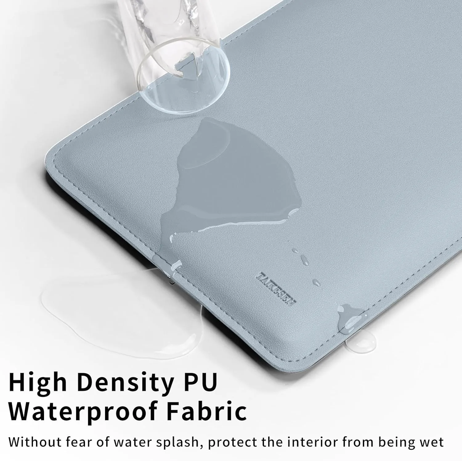 Laptop Sleeve Bag Compatible with MacBook 12 A1534/Air 11 13 M2 A2681 M1 A2337/Pro 13 A2338, 11.6-12.3 Acer Chromebook/HP Stream/ASUS/Surface Pro 8/7/6/X/5/4/3, PU Bag with Small Case, Blue