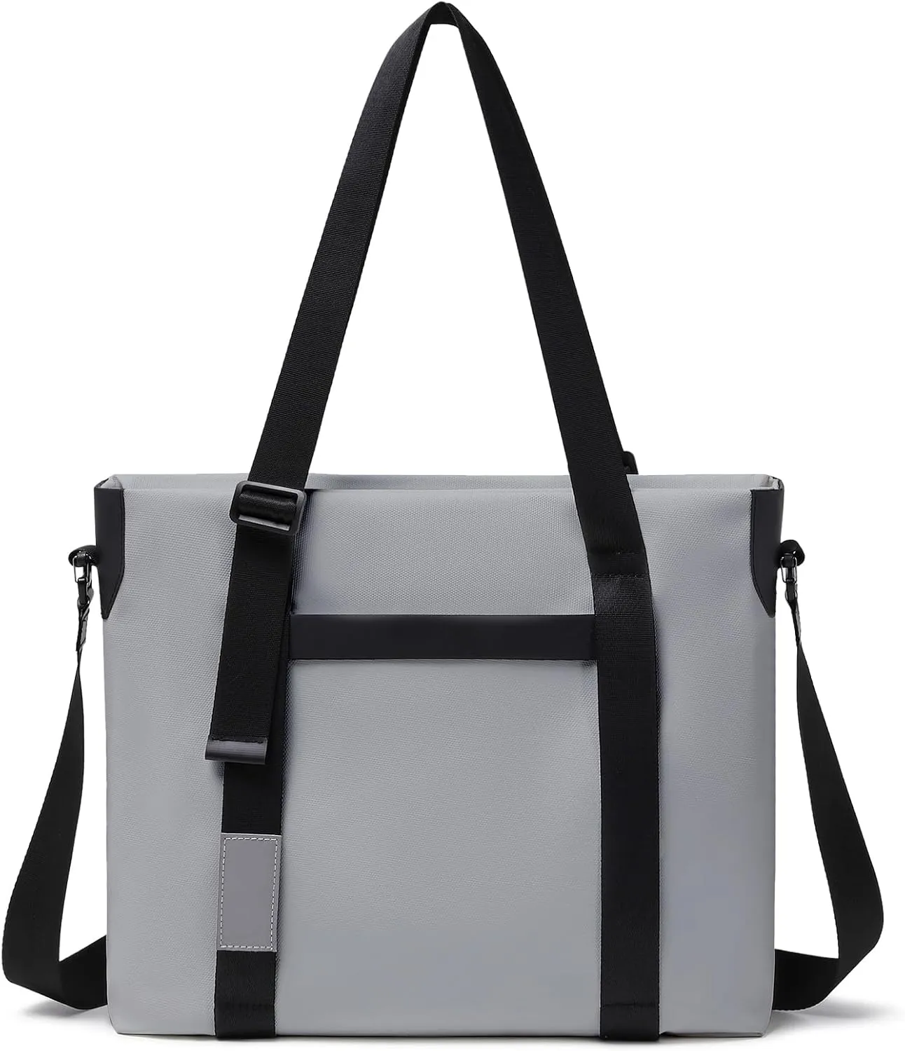 Laptop Tote Bag Women & Men 17"-17.3" Waterproof Work Teacher Bag PU Leath Computer Shoulder Bag for Office, College