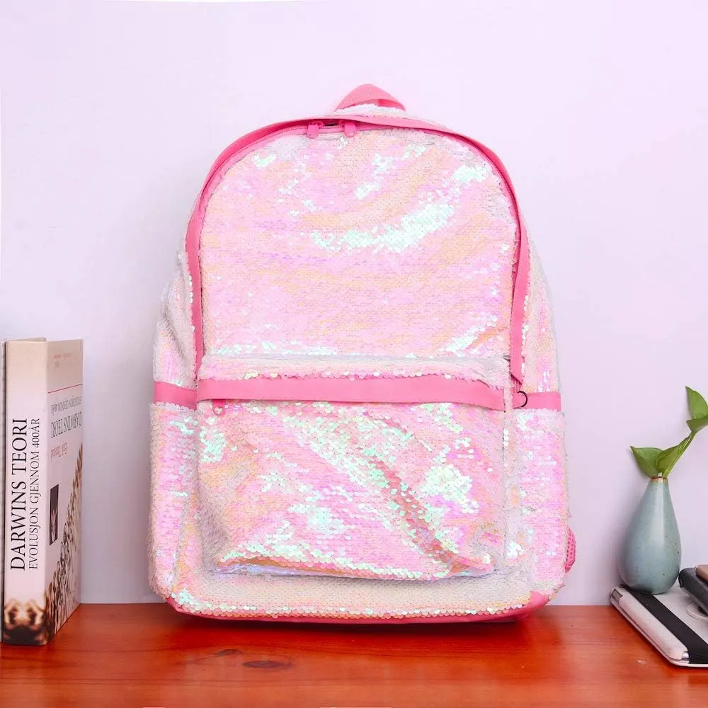Le Vasty Flip Sequin Backpack for Girls Kids Boys Kindergarten Elementary Middle School Bookbag Cute Spark Book Bags