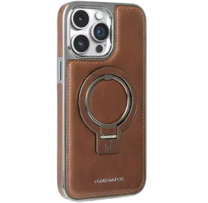 Leather Ring Holder Stand Drop Protection Case