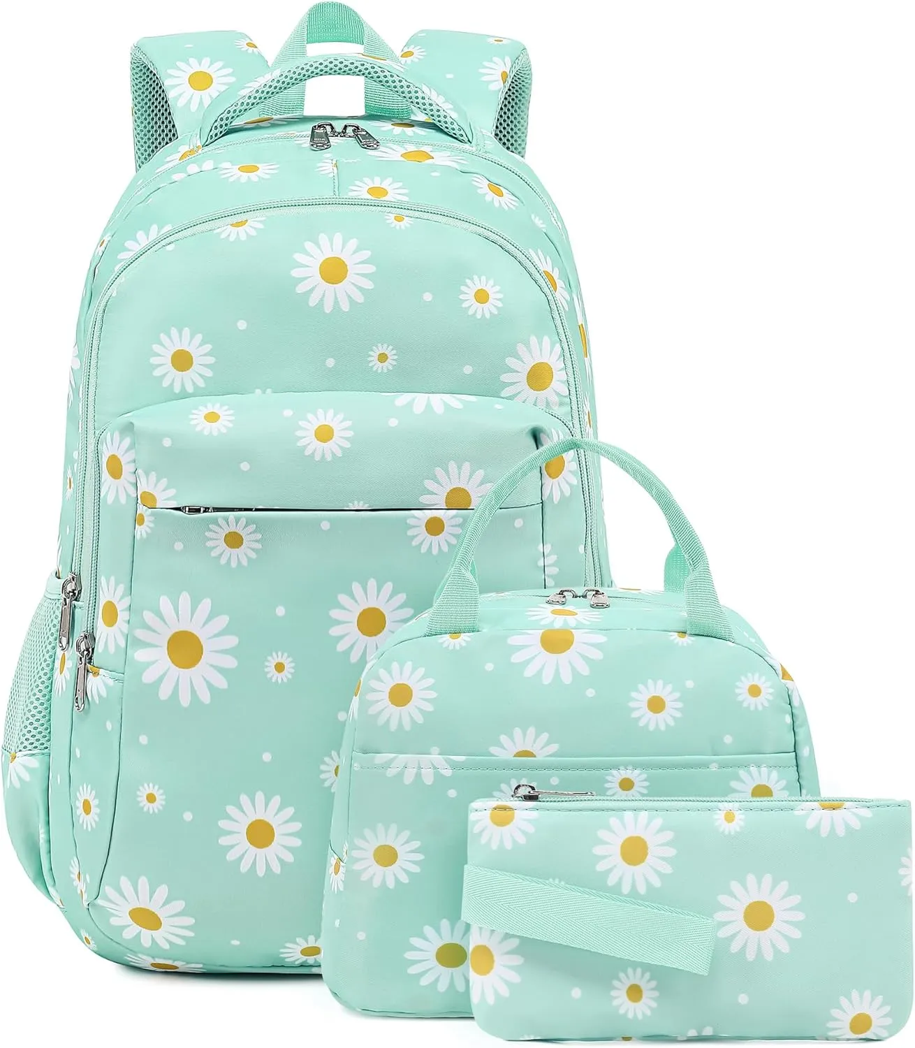 LEDAOU Backpack for Kids Boys School Bags Teen Bookbags Set School Backpack with Lunch Box and Pencil Case