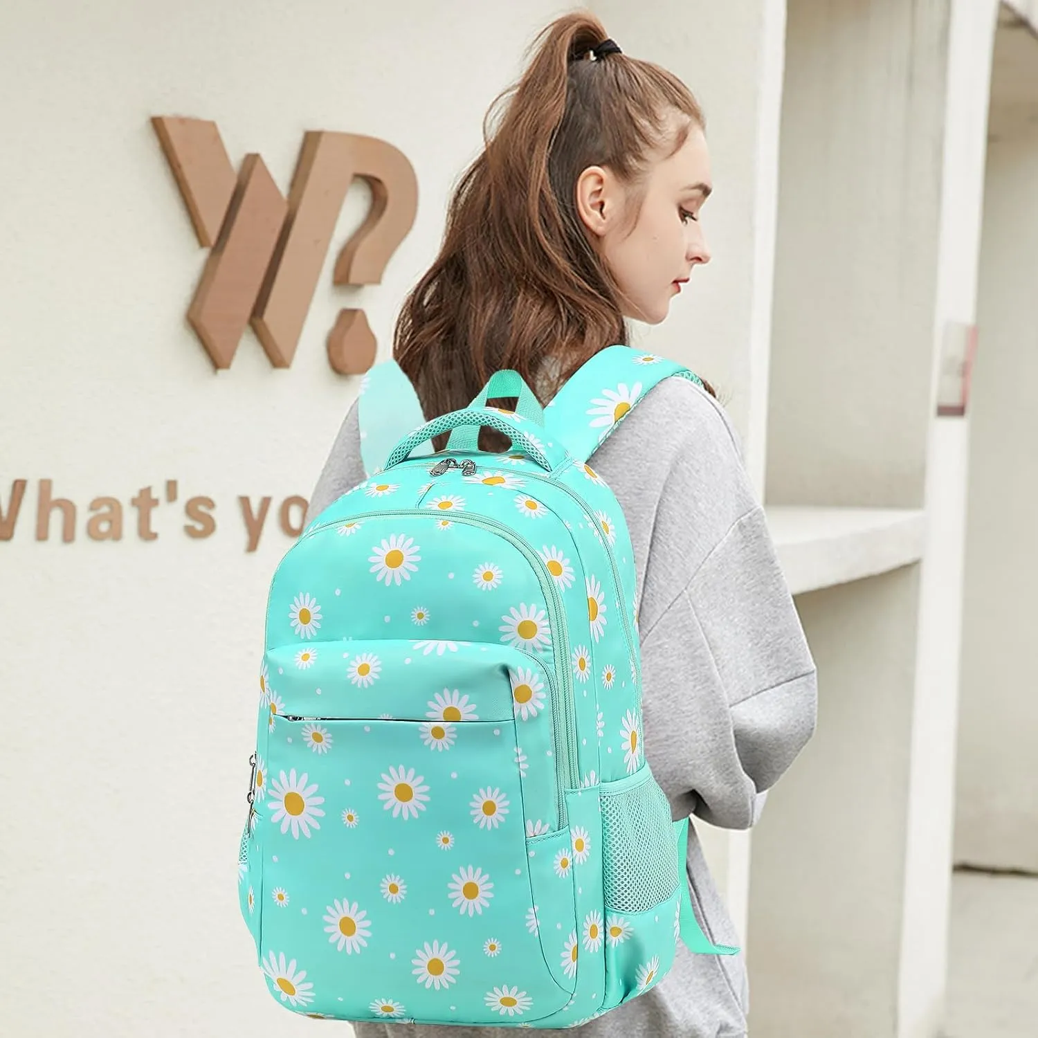 LEDAOU Backpack for Kids Boys School Bags Teen Bookbags Set School Backpack with Lunch Box and Pencil Case