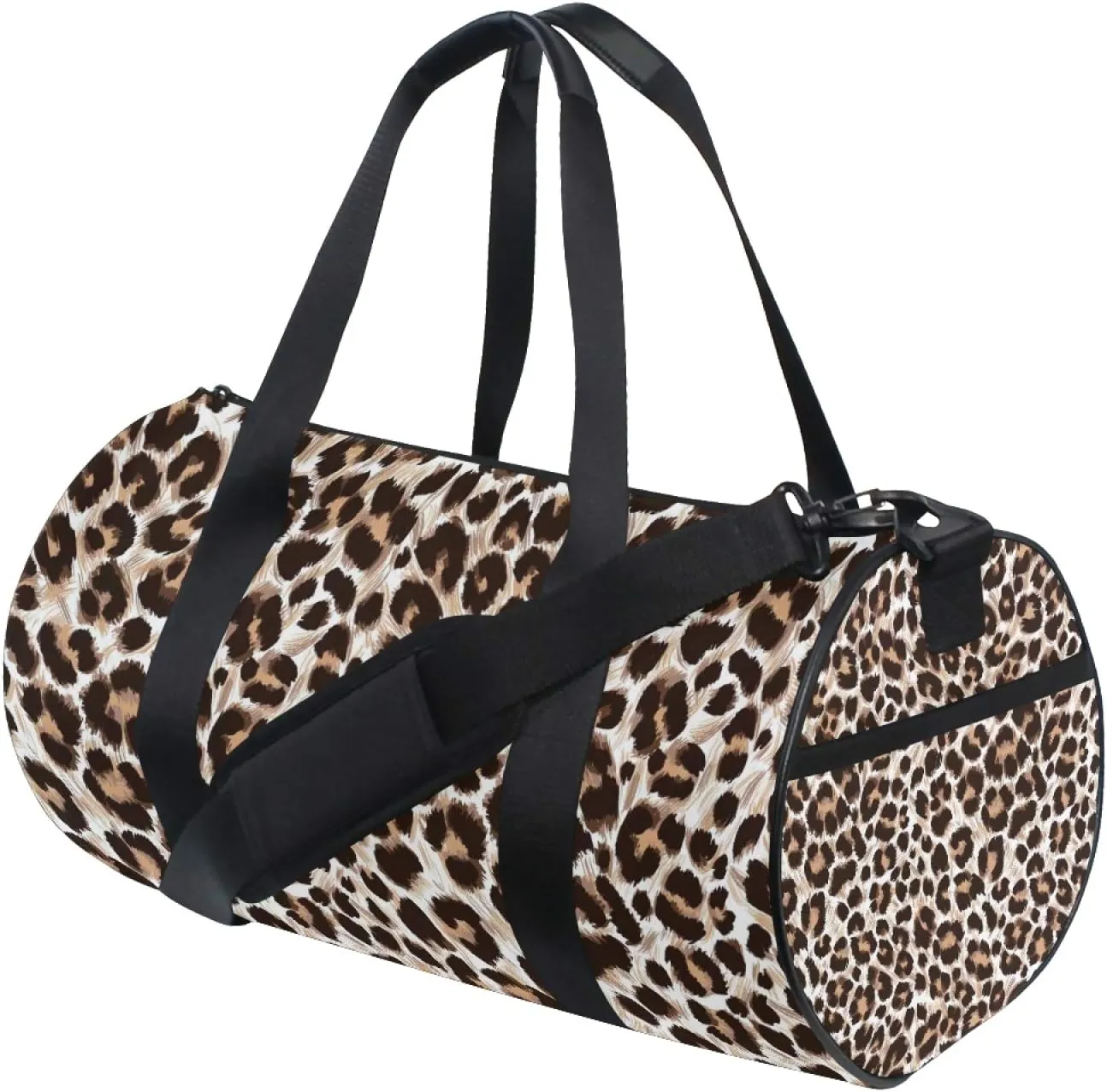 Leopard Cheetah Print Travel Duffle Bag Sports Luggage with Backpack Tote Gym Bag for Man Women(1mb1a)