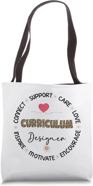 Leopard Curriculum Designer Appreciation Week back to school Tote Bag