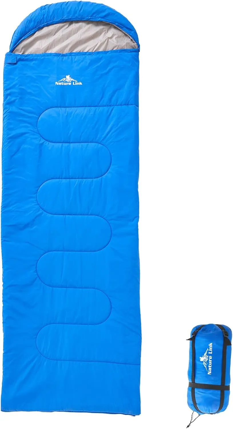 Lightweight Sleeping Bag 2.43lbs, Backpacking Sleeping Bag 46℉-59℉, Nylon Shell and Lining, Waterproof, Compact, Ultralight Sleeping Bag for Backpacking Camping Hiking