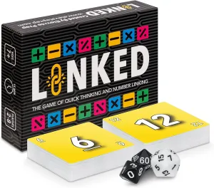 Linked Math Game | The Game of Quick Thinking and Number Linking | Fun and Engaging Math Activity for Kids Ages 7  | Practice Addition, Subtraction, Multiplication, and Division