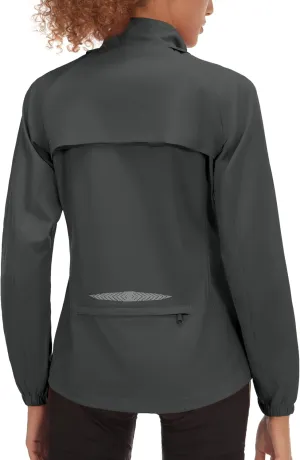 Little Donkey Andy Women's Lightweight Waterproof Cycling Jacket with Removable Sleeves for Biking Running Golf